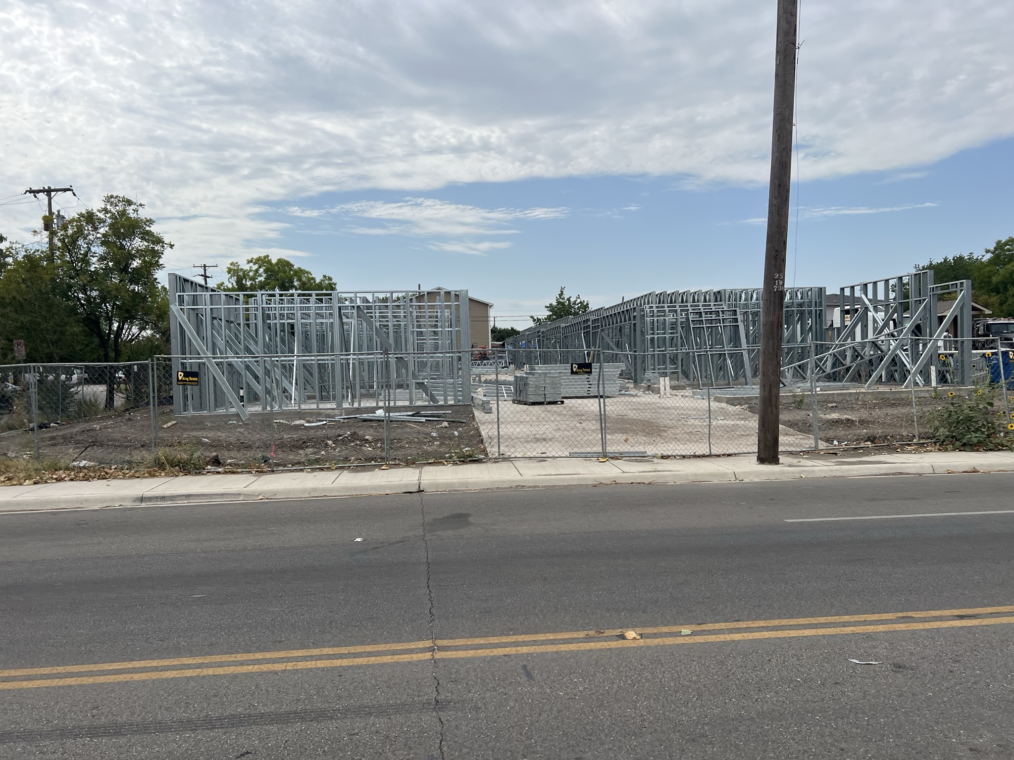 Completed multi-family construction